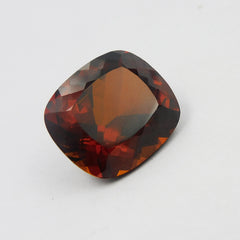 Dark Orange Color Sapphire 11.32 Carat Cushion Cut Natural Sapphire Certified Loose Gemstone | Free Delivery - Free Gift | Cushion Cut