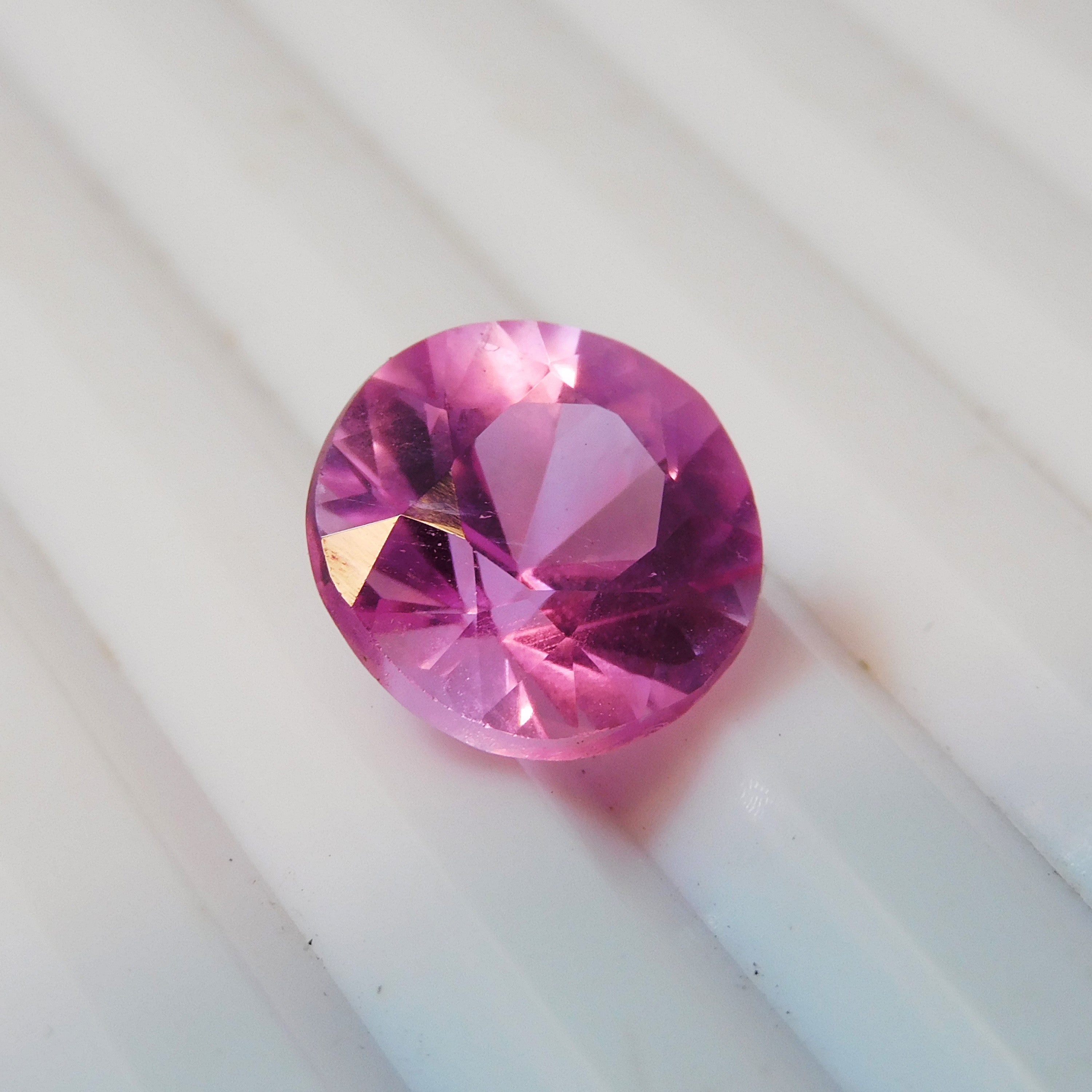 Stunning Sapphire Stone 8.15 Carat Round Cut Mini Cut Sapphire Natural Light Pink Loose Gemstone | ON AFFORDABLE PRICE | Summers's Best Offer