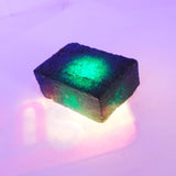 Uncut natural emerald rough gemstone 377.55 ct green crystal
