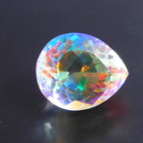 51.70 Ct Pear Cut Natural Multi-Color Loose Gemstone CERTIFIED Mystic Topaz | Free Delivery Free Gift | On Best Price