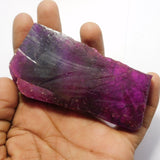 Sapphire Raw Rough 394.15 Carat Natural Purple Sapphire Loose Gemstone Certified