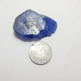 Certified Blue Sapphire Raw Rough 130.15 Carat Loose Gemstone Earth Mined Rough