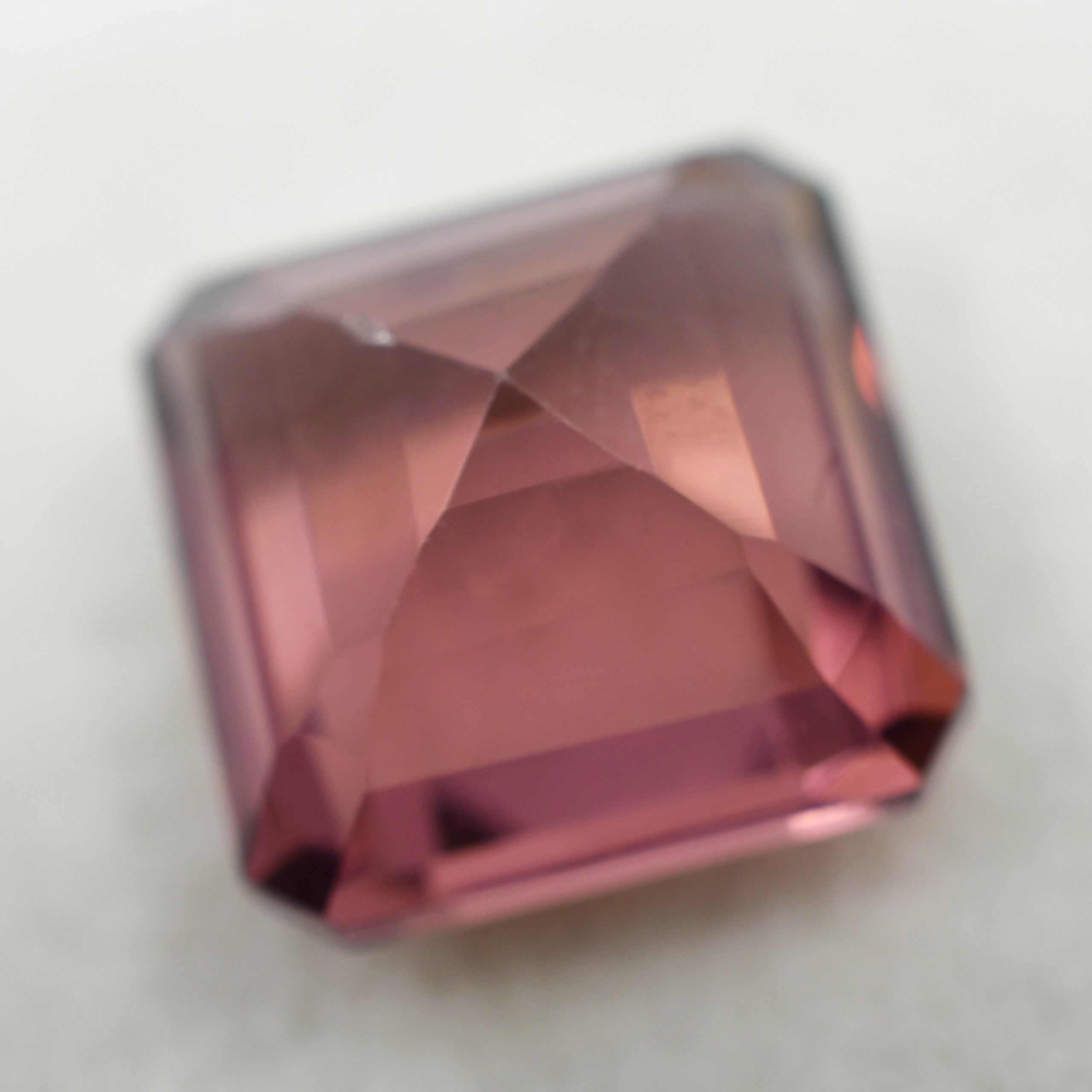 "For Beautiful Jewelry " Padparadscha Sapphire 7.45 Carat Square Cut NATURAL Certified Loose Gemstone , Gift For Birthday