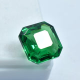 Best For Protection & Overall Well-Being !! Brazilian Green Garnet Square Cut Natural Certified 10.62 Carat Loose Gemstone | Free Shipping & Gift | Bumper Offer