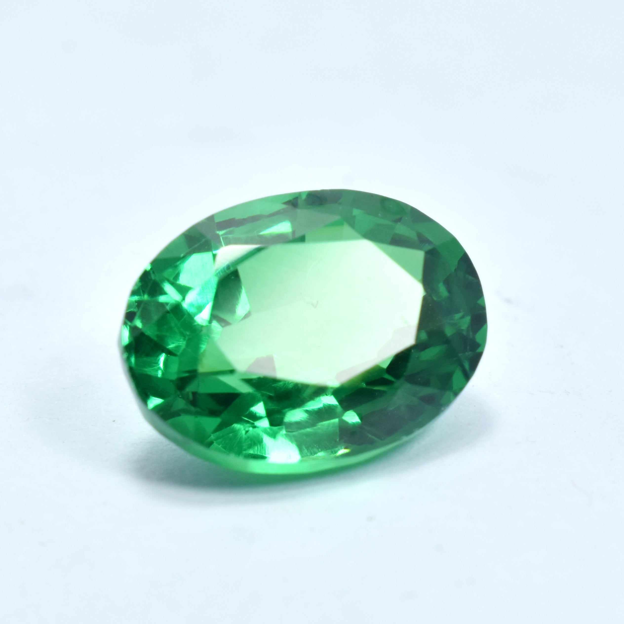 Garnet Jewelry Specially For Bride , 8.99 Carat Green Garnet Oval Shape Natural Certified Loose Gemstone | Gift With Free Delivery | GARNET- Protection & Mentally Fit