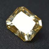 Special Gift For You | 6.30 Ct Moissanite VVS1 Champagne Color Radiant Cut Loose Gemstone 1 Pcs CERTIFIED | Known For Uniqueness | Gift With Free Delivery