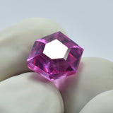 Fancy-cut pink sapphire, 4.70ct, a natural certified gemstone from Sri Lanka, perfect for a ring