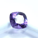 Natural Alexandrite 9.10 Carat with White Dotted Backdrop – Certified Square Cushion Cut Gem