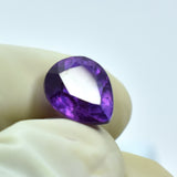 Most Stunning Gem | Free Delivery & Gift | Color Change Sapphire 9.89 Carat Pear Shape Natural Certified Purple Loose Gemstone
