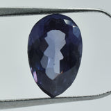 Certified Alexandrite 6.15 Carat Gem Held by Jewel Tool – Pear Cut, Color-Change from Russia