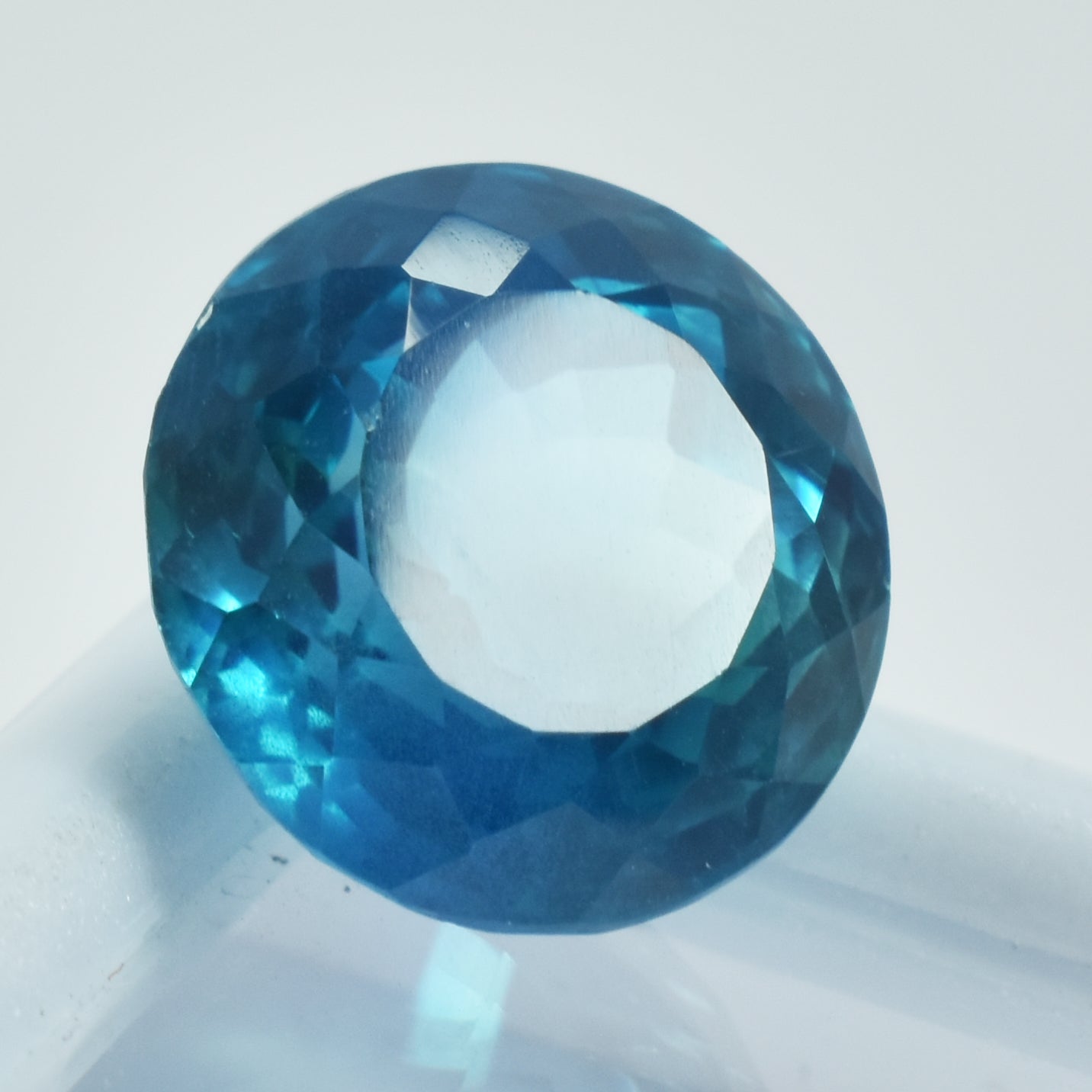 Best Certified Ceylon Sapphire Natural 10.55 Carat Round Cut Blue Teal Sapphire Natural Loose Gemstone