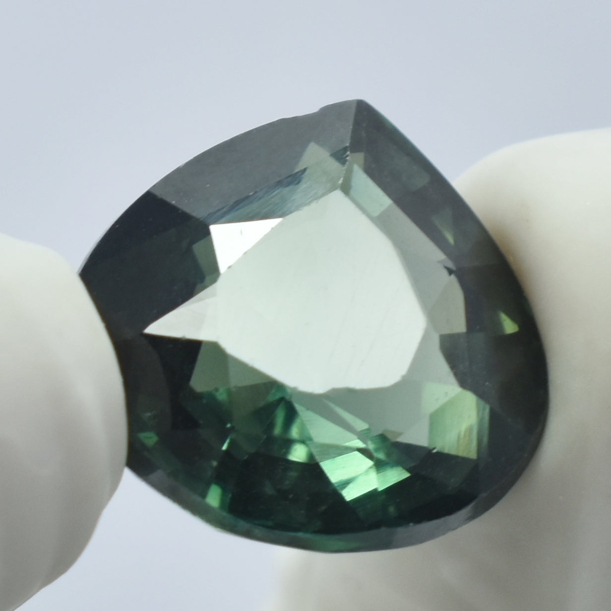 Perfect Tourmaline Pure Natural 10.15 Carat Pear Cut Certified Deep Green Loose Gemstone Manage Emotional Well-Being & Creativity
