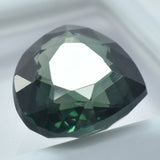 Perfect Tourmaline Pure Natural 10.15 Carat Pear Cut Certified Deep Green Loose Gemstone Manage Emotional Well-Being & Creativity