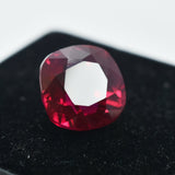 Best Certified Ruby 5.00 Ct Square Cushion Cut Red Ruby From Mozambique Natural Stunning Bloody Pigeon Ruby Red Natural Loose Gemstone