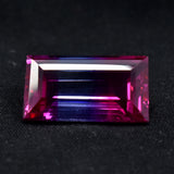 Emerald-cut Sri Lanka sapphire, 18.30ct, a certified loose gemstone for jewelry making.