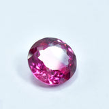 Certified 20.05ct natural bi-color sapphire, a round-shaped loose gemstone.