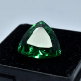 Tsavorite Garnet 10.65 Carat Trillion Cut Natural Green Garnet Certified Loose Gemstone Jewelry Making Garnet Green Gem