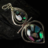 CERTIFIED Natural Opal 52 Ct Fancy 925 Sterling Silver Pendant Anniversary Gift