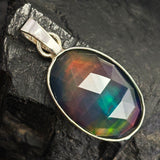 Luxury Flawless Oval Opal Pendant Certified Gemstone