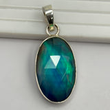 21 Ct Natural Opal 925 Sterling Silver CERTIFIED Oval Pendant Jewelry For Gift