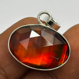 sterling silver gemstone pendant