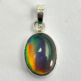 CERTIFIED Natural Opal 21 Ct Oval Gems 925 Sterling Silver Pendant Free Delivery