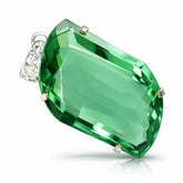 natural emerald pendant