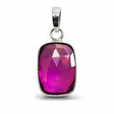 sterling silver gemstone pendant