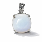 sterling silver opal pendant