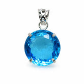 natural topaz pendant