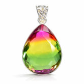 natural tourmaline pendant