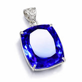 natural sapphire pendant