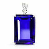 natural sapphire pendant