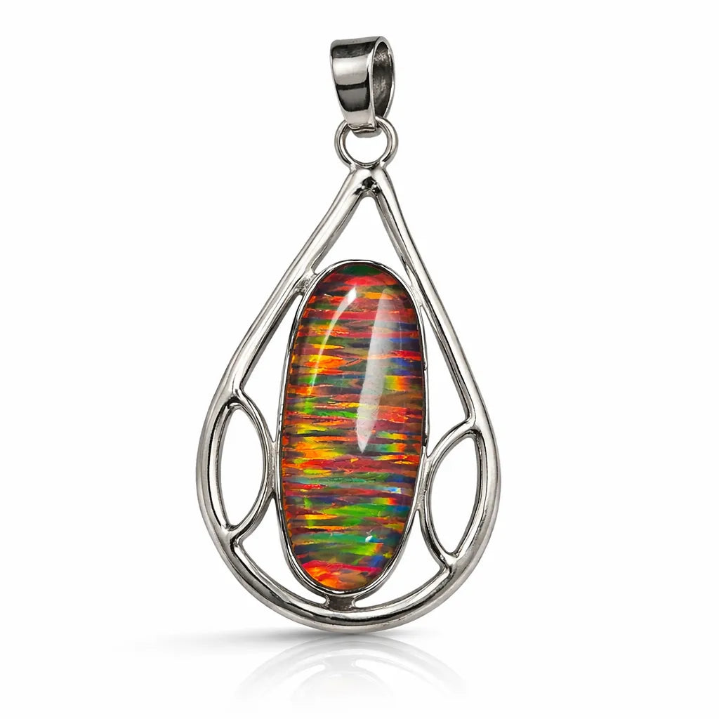 natural opal pendant