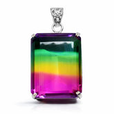 natural tourmaline pendant