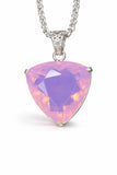 sterling silver opal pendant