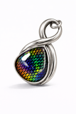 sterling silver opal pendant