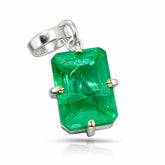 natural emerald pendant