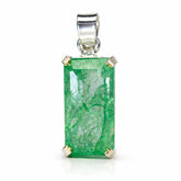 natural emerald pendant