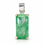 natural emerald pendant
