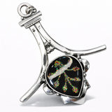 sterling silver opal pendant