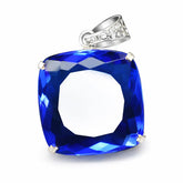 natural sapphire pendant