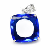natural sapphire pendant