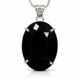 sterling silver emerald pendant