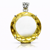 natural sapphire pendant