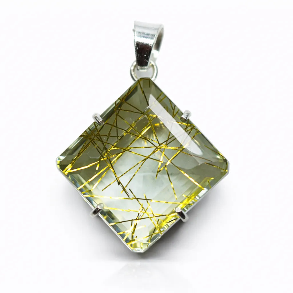 natural gemstone pendant