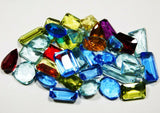 Certified mixed-shape topaz gemstones collection