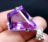 Beautiful Fancy 925 Sterling Silver CERTIFIED 42.10 Ct Sapphire Gemstone Pendant