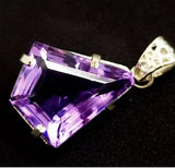 Beautiful Fancy 925 Sterling Silver CERTIFIED 42.10 Ct Sapphire Gemstone Pendant