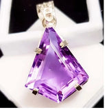 Beautiful Fancy 925 Sterling Silver CERTIFIED 42.10 Ct Sapphire Gemstone Pendant